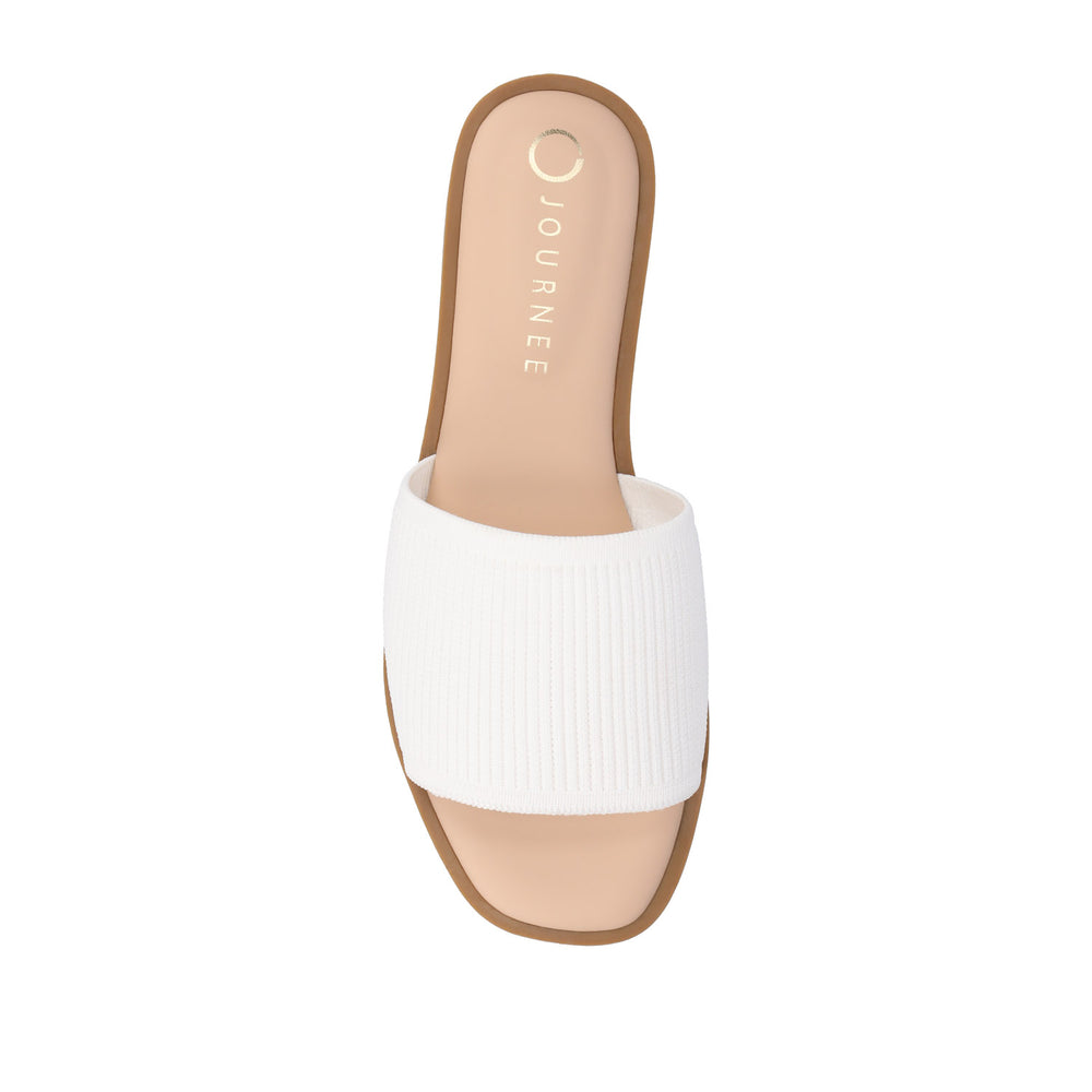 PRISILLA SLIDE SANDALS IN STATEMENT IN WIDE