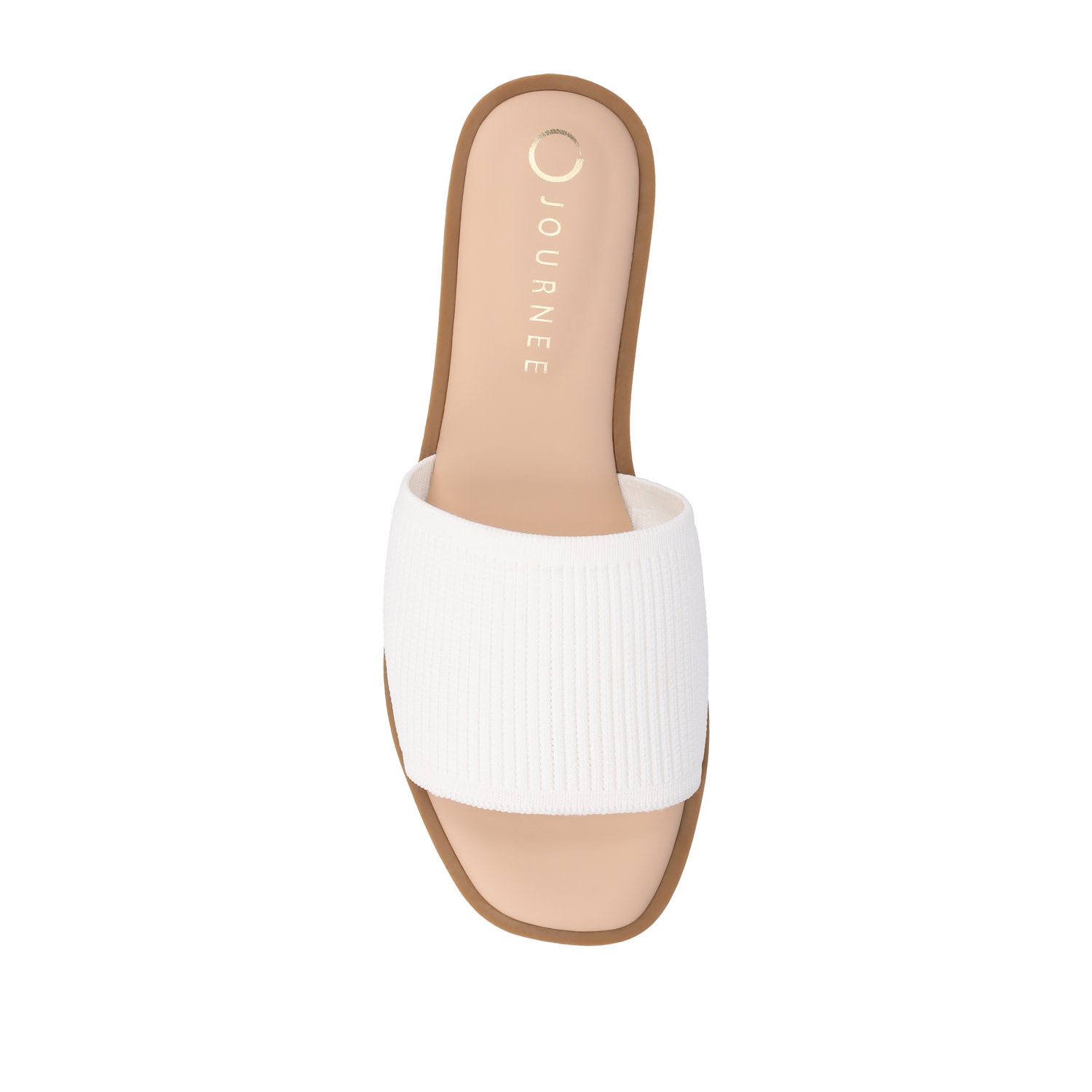 PRISILLA SLIDE SANDALS IN STATEMENT - White