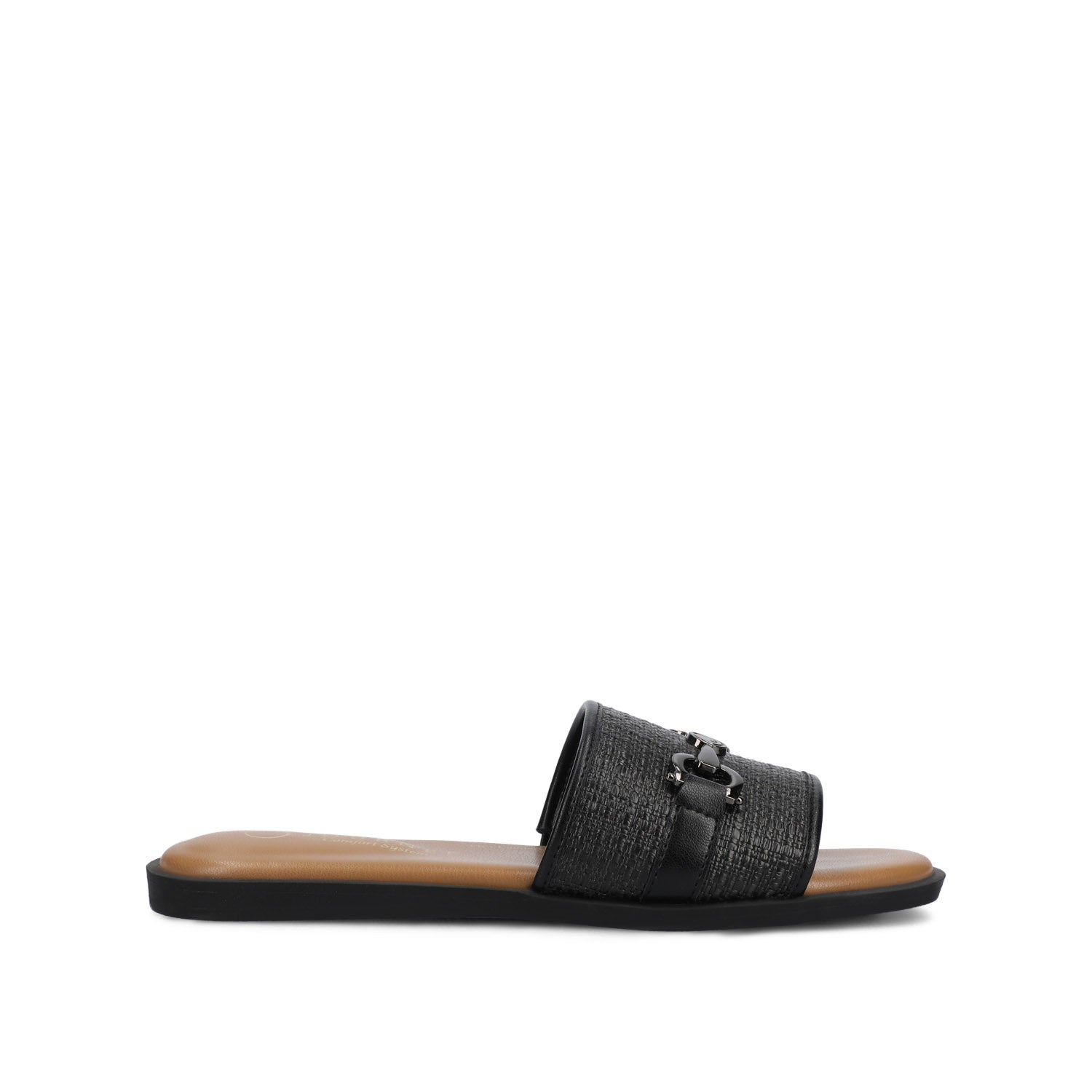 PRIYA SLIP ON SANDALS - Black