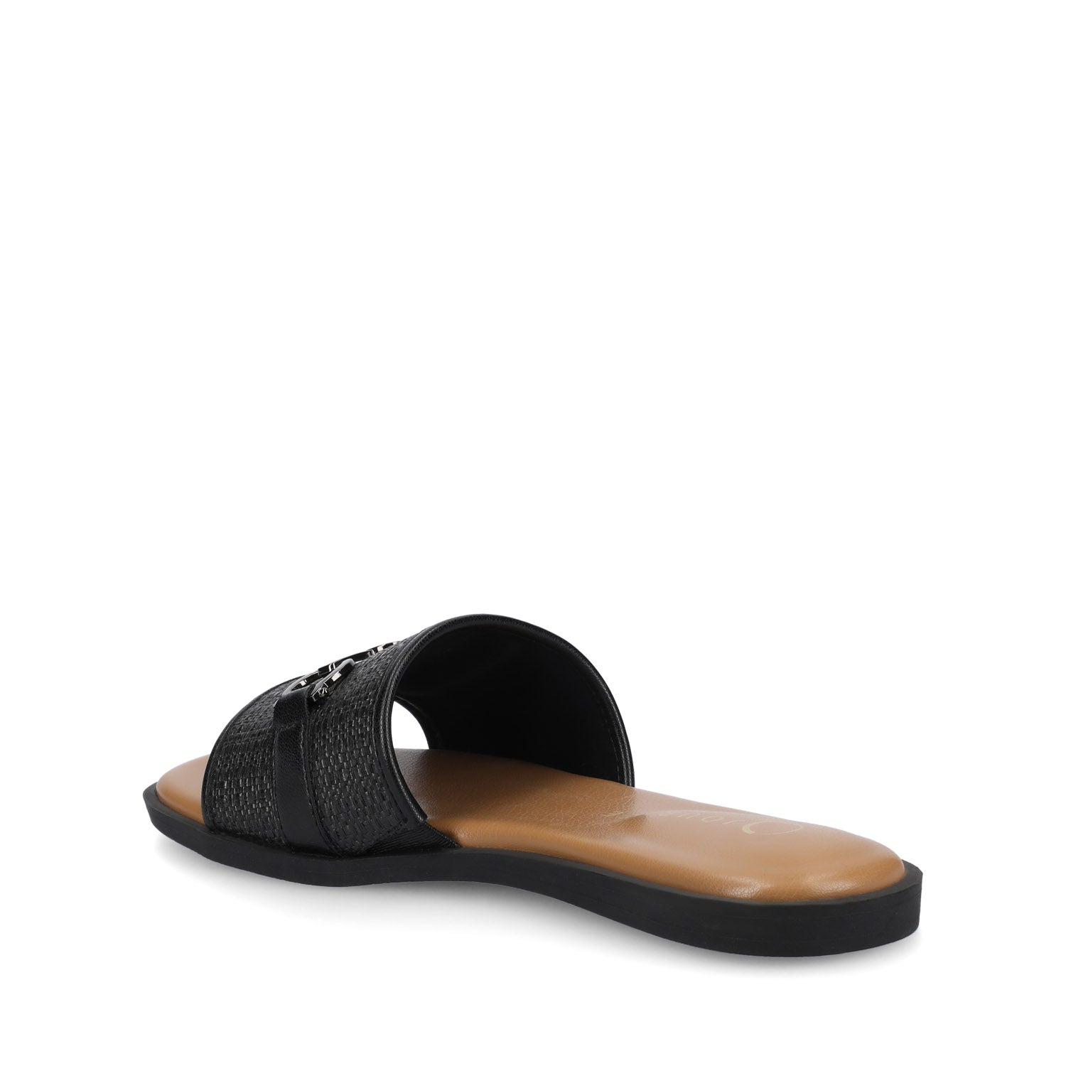 PRIYA SLIP ON SANDALS - Black