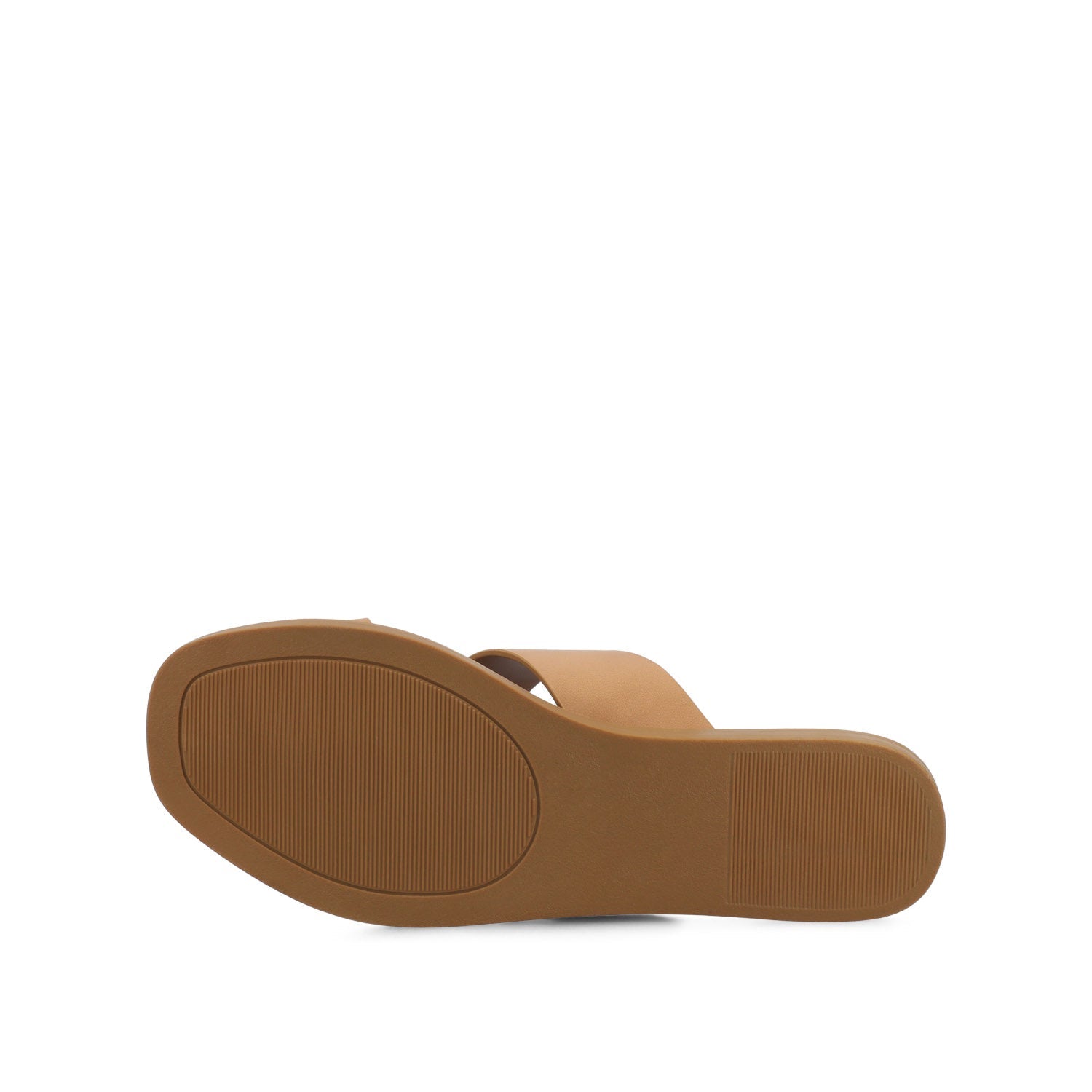 PRIZZIE SLIP ON FLAT SANDALS - Tan