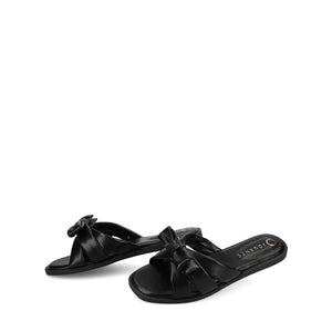 PRYLIN FLAT SANDALS - Black