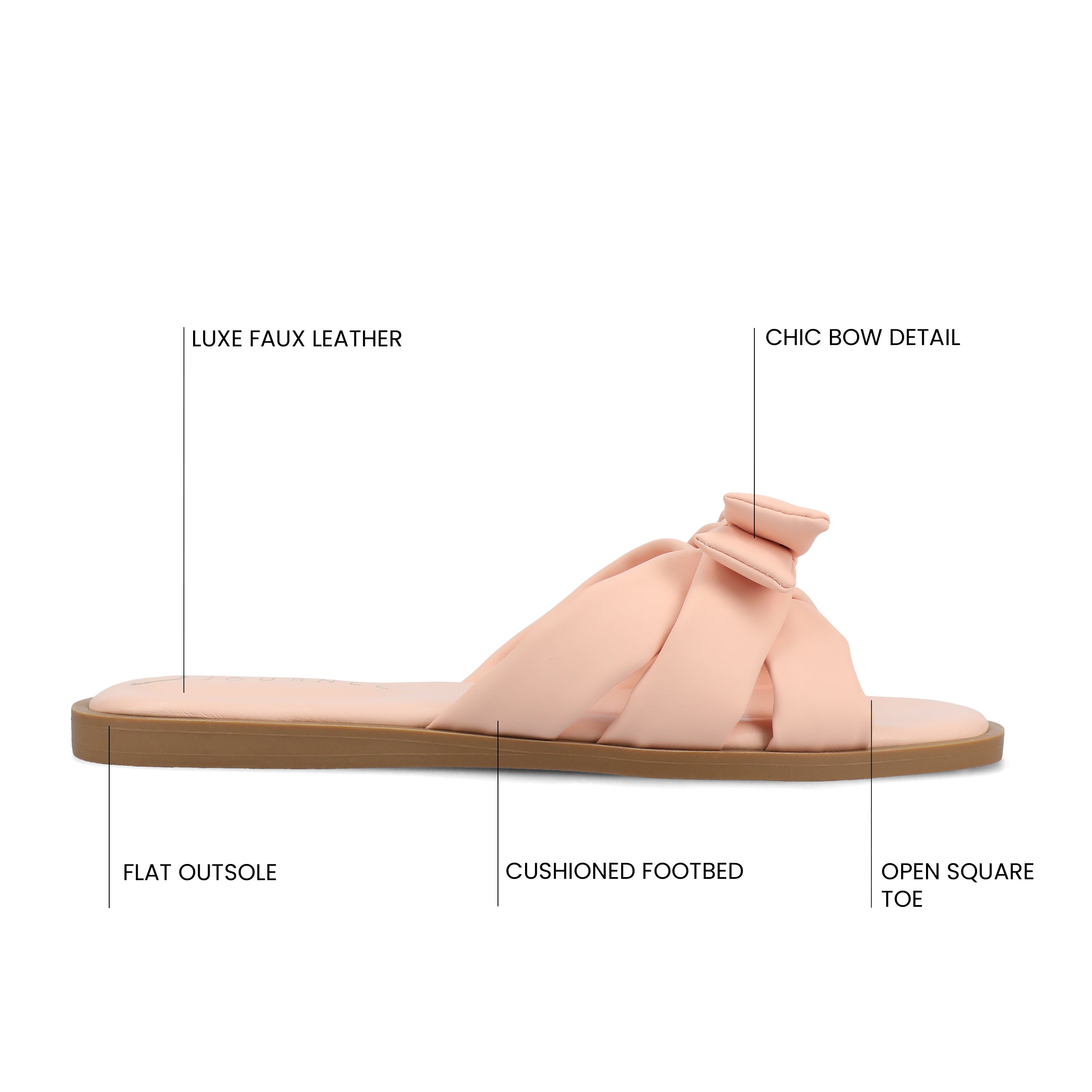 PRYLIN FLAT SANDALS - Pink