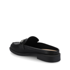 RAYLA SLIP ON LOAFERS - Black Lizard
