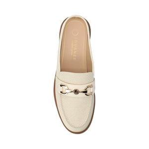 RAYLA SLIP ON LOAFERS - Bone Lizard