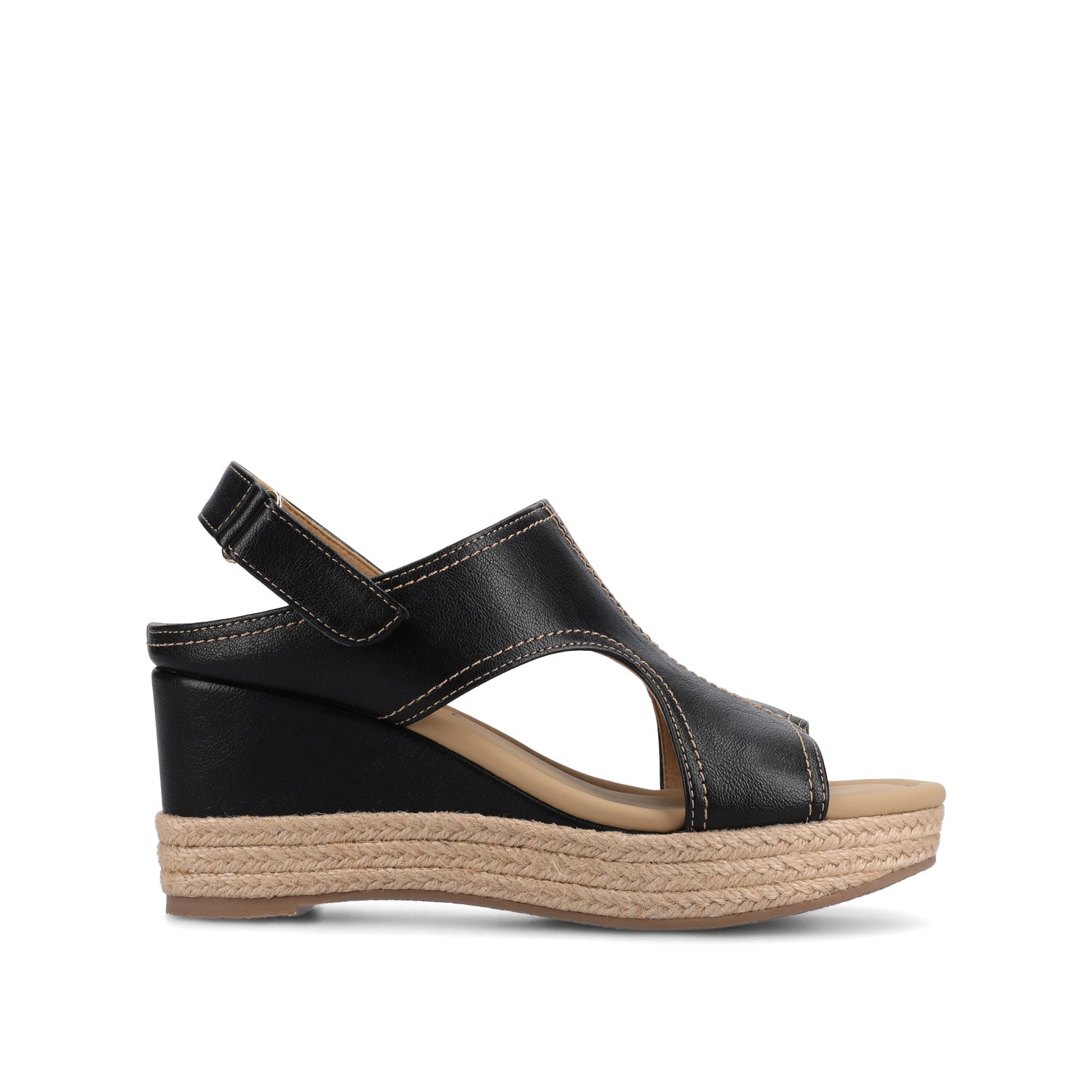 RAYLEIGH ESPADRILLE WEDGES - Black