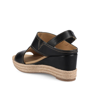 RAYLEIGH ESPADRILLE WEDGES - Black