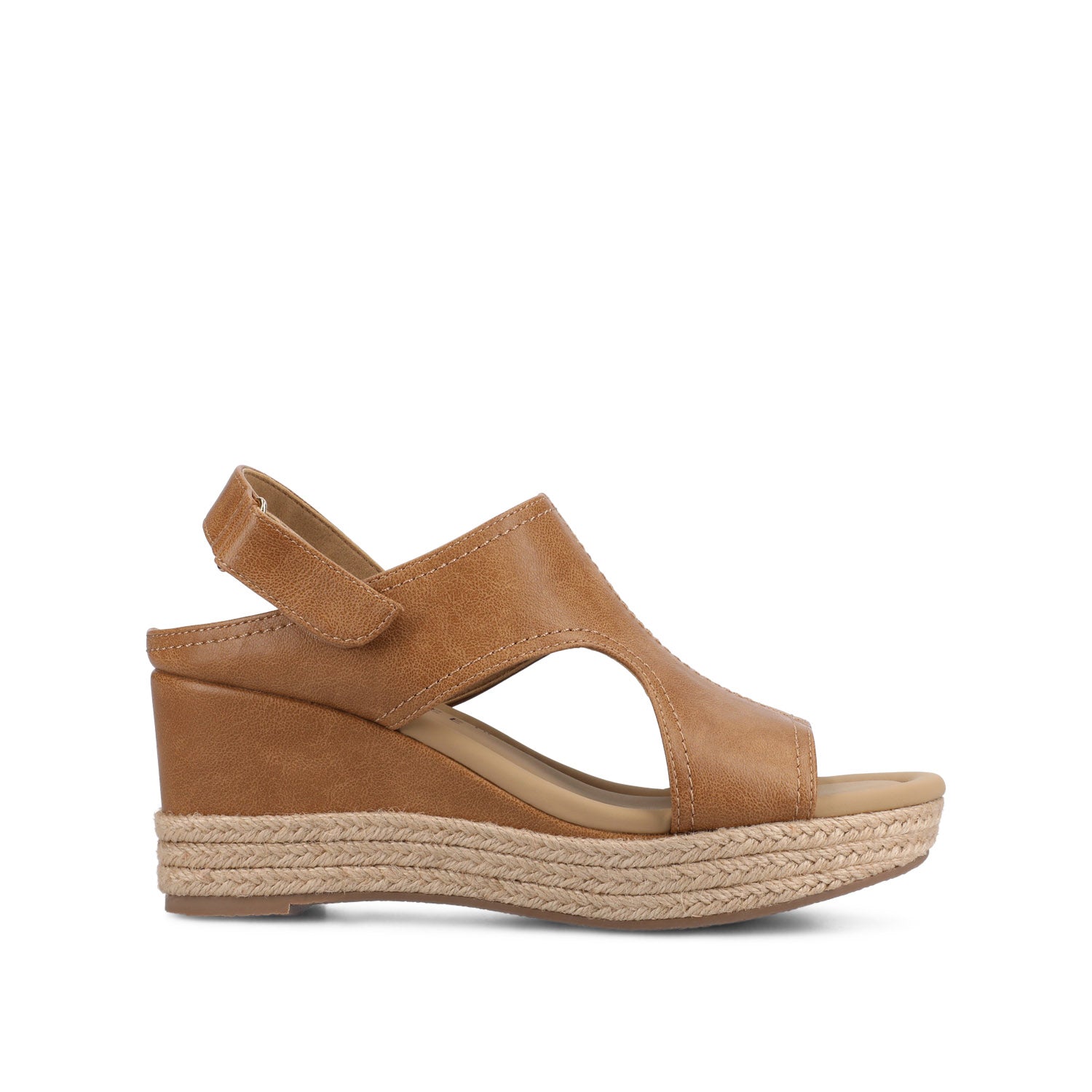 RAYLEIGH ESPADRILLE WEDGES - Cognac