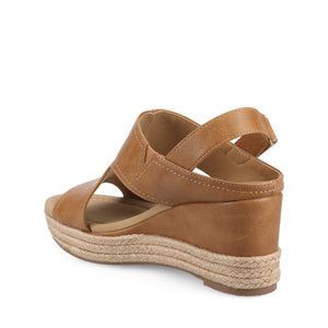 RAYLEIGH ESPADRILLE WEDGES - Cognac
