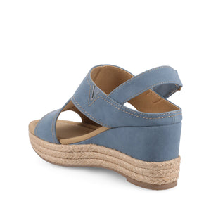 RAYLEIGH ESPADRILLE WEDGES - Denim