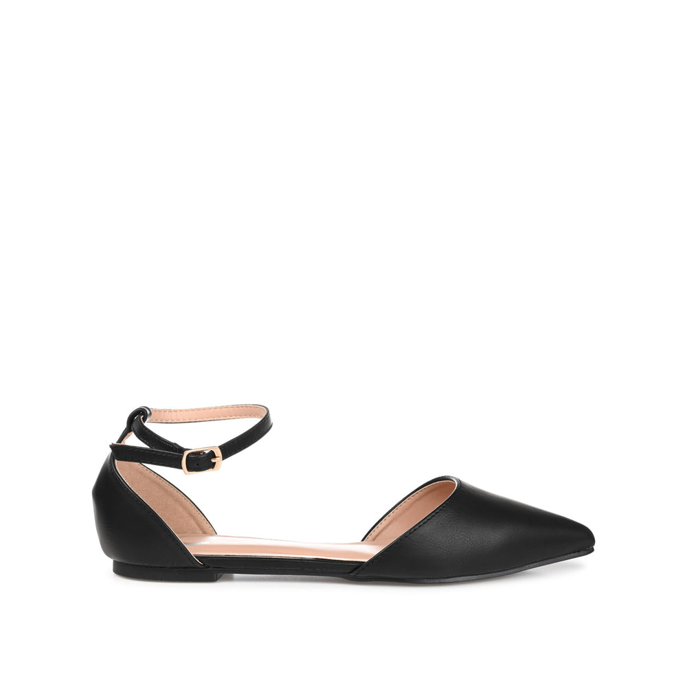 REBA D'ORSAY FLATS IN FAUX LEATHER