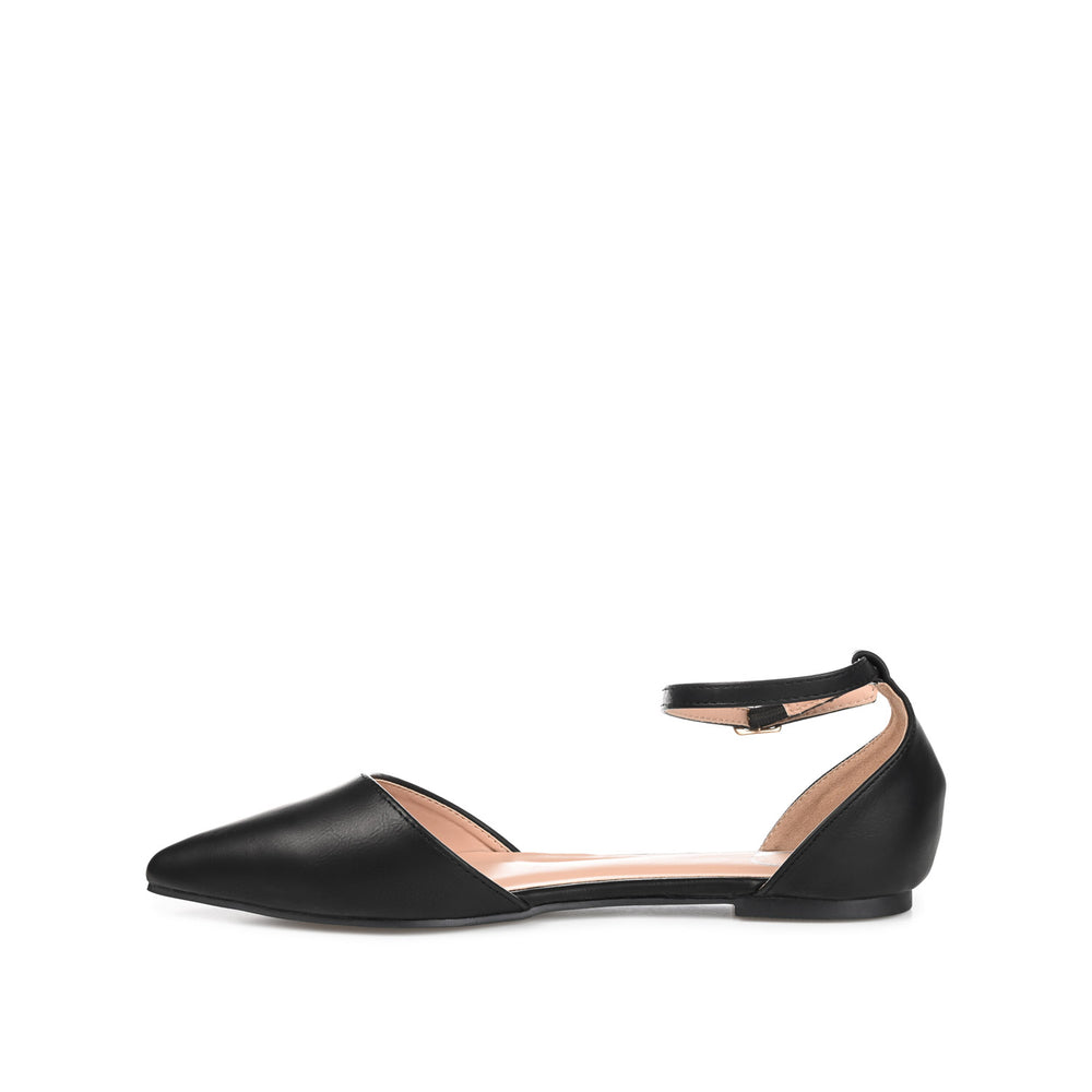 REBA D'ORSAY FLATS IN FAUX LEATHER