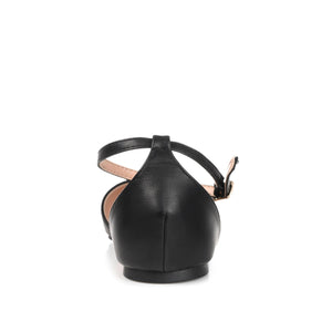 REBA D'ORSAY FLATS IN WIDE - Black