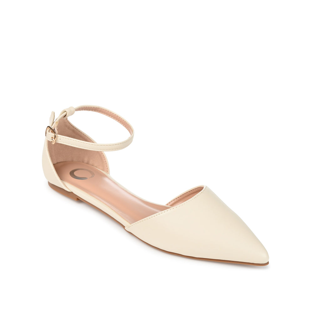 REBA D'ORSAY FLATS IN FAUX LEATHER