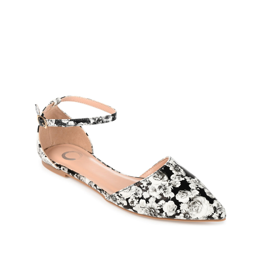 REBA D'ORSAY FLATS IN FAUX LEATHER