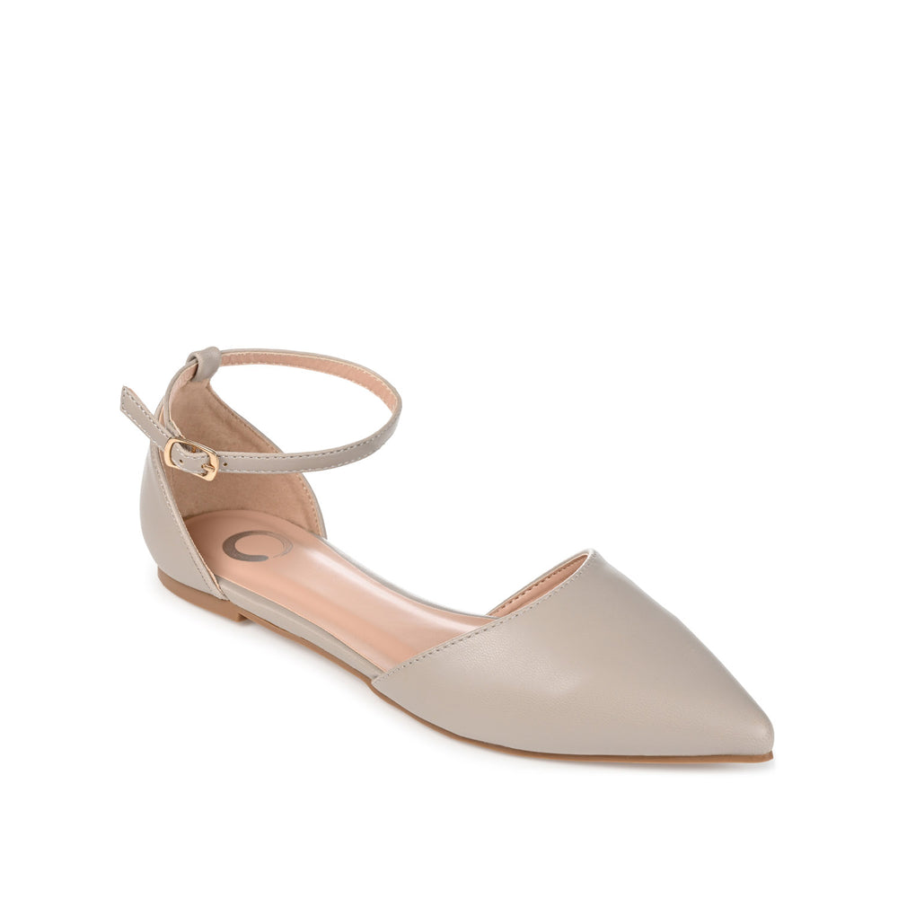 REBA D'ORSAY FLATS IN FAUX LEATHER