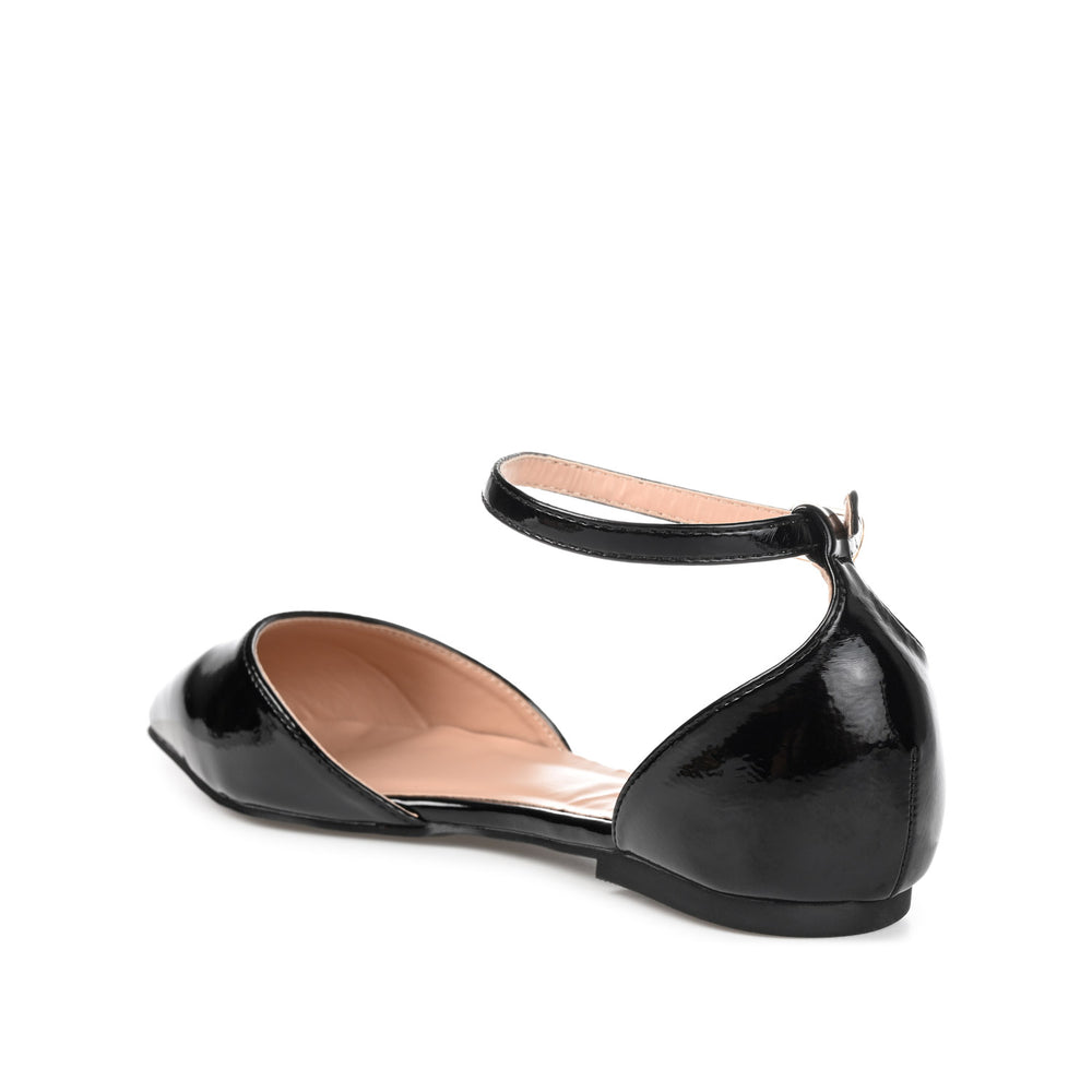 REBA D'ORSAY FLATS IN FAUX LEATHER