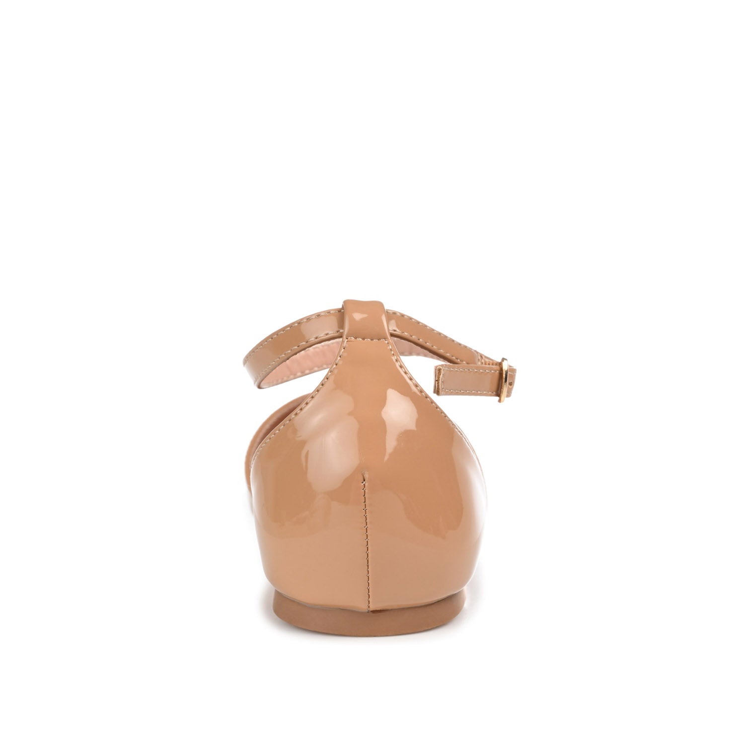 REBA D'ORSAY FLATS IN VEGAN LEATHER - Tan