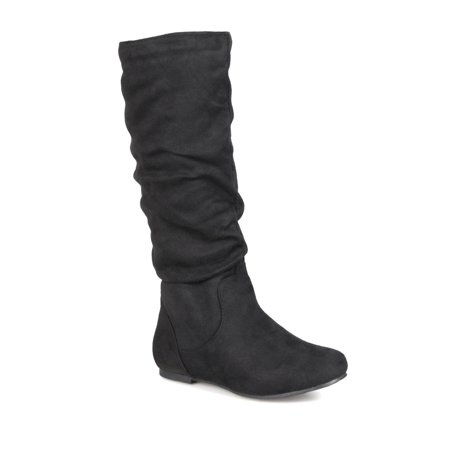 REBECCA KNEE HIGH BOOTS IN WIDE CALF - Black