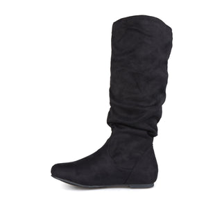 REBECCA KNEE HIGH BOOTS IN FAUX SUEDE