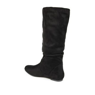 REBECCA KNEE HIGH BOOTS IN FAUX SUEDE