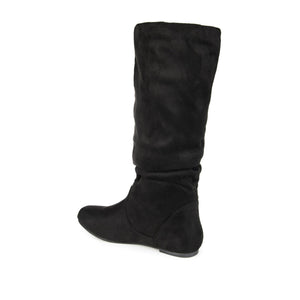 REBECCA KNEE HIGH BOOTS IN WIDE CALF - Black