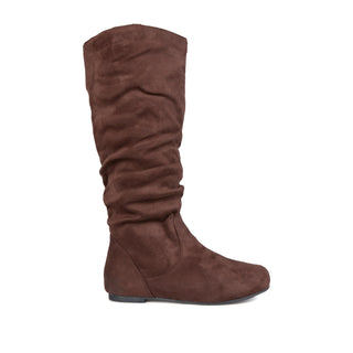 REBECCA KNEE HIGH BOOTS IN FAUX SUEDE