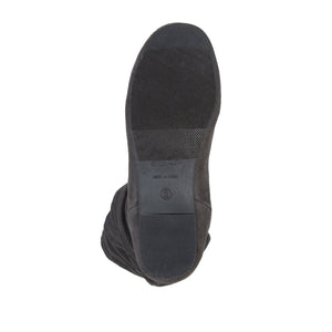 REBECCA KNEE HIGH BOOTS IN FAUX SUEDE - Grey