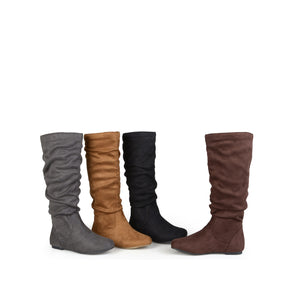 REBECCA KNEE HIGH BOOTS IN WIDE CALF
