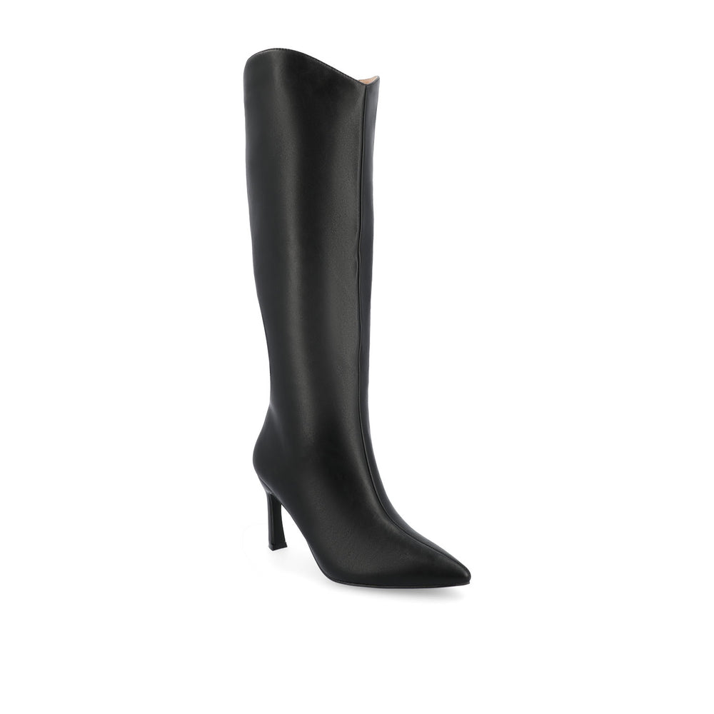 REHELA KNEE HIGH BOOTS IN FAUX LEATHER