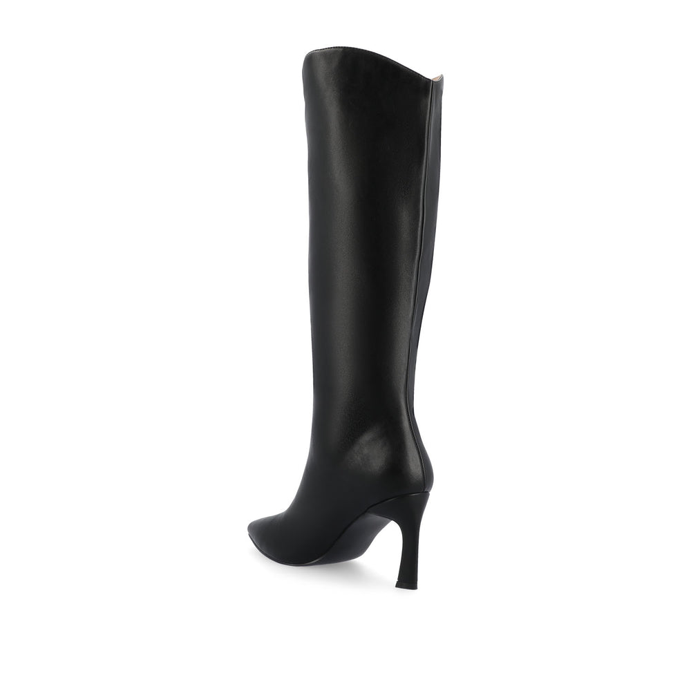 REHELA KNEE HIGH BOOTS IN FAUX LEATHER