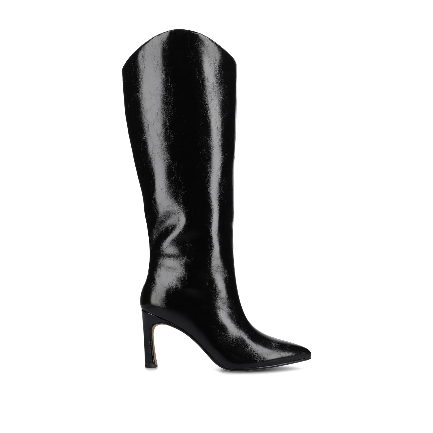 REHELA KNEE HIGH BOOTS IN FAUX LEATHER
