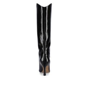 REHELA BOOTS IN WIDE WIDTH & CALF - Black Patent