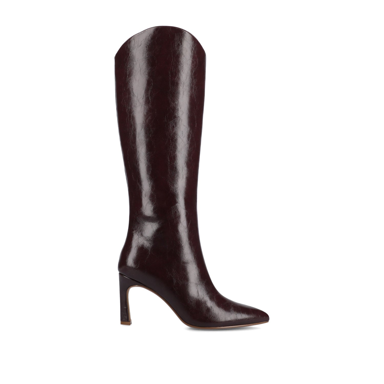 REHELA KNEE HIGH BOOTS IN FAUX LEATHER
