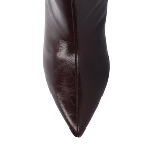 REHELA KNEE HIGH BOOTS IN FAUX LEATHER
