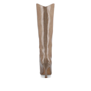 REHELA KNEE HIGH BOOTS IN FAUX LEATHER