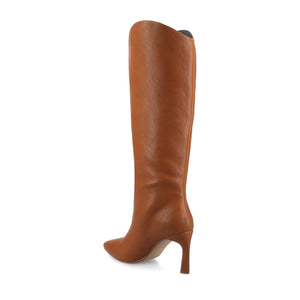 REHELA BOOTS IN EXTRA WIDE CALF - Rust Pebble
