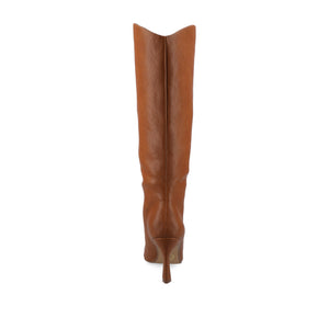 REHELA BOOTS IN EXTRA WIDE CALF - Rust Pebble