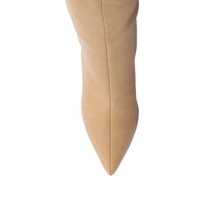 REHELA KNEE HIGH BOOTS IN FAUX LEATHER