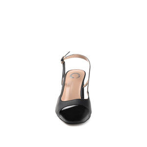 REIGNN BLOCK HEEL PUMPS IN WIDE - Black