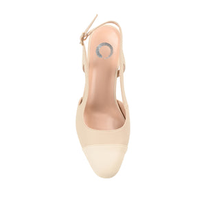REIGNN BLOCK HEEL PUMPS IN WIDE
