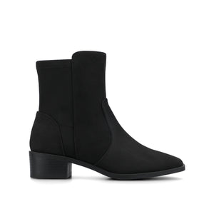 RENNA CHELSEA BOOTS IN WIDE - Black Suede