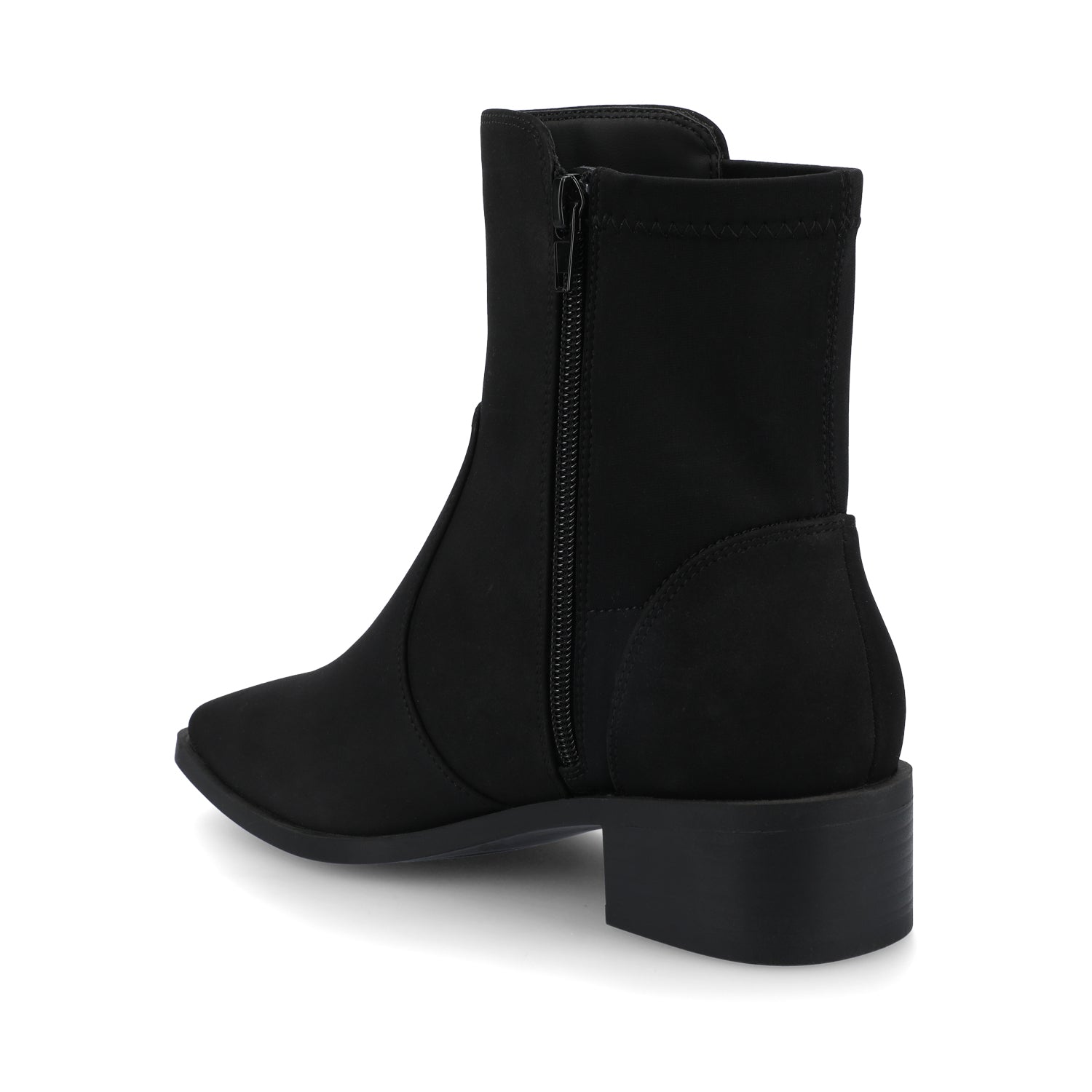 RENNA CHELSEA BOOTS IN WIDE - Black Suede