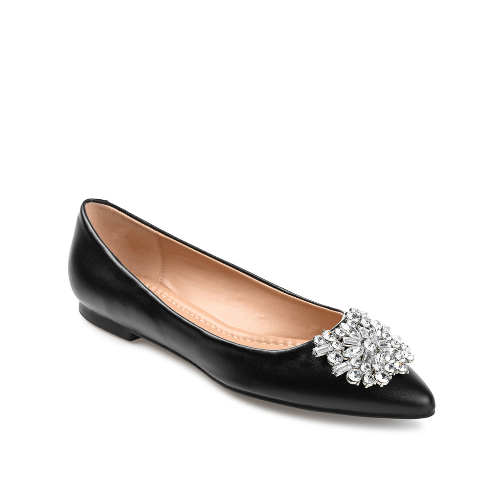 RENZO DRESSY BALLET FLATS IN WIDE