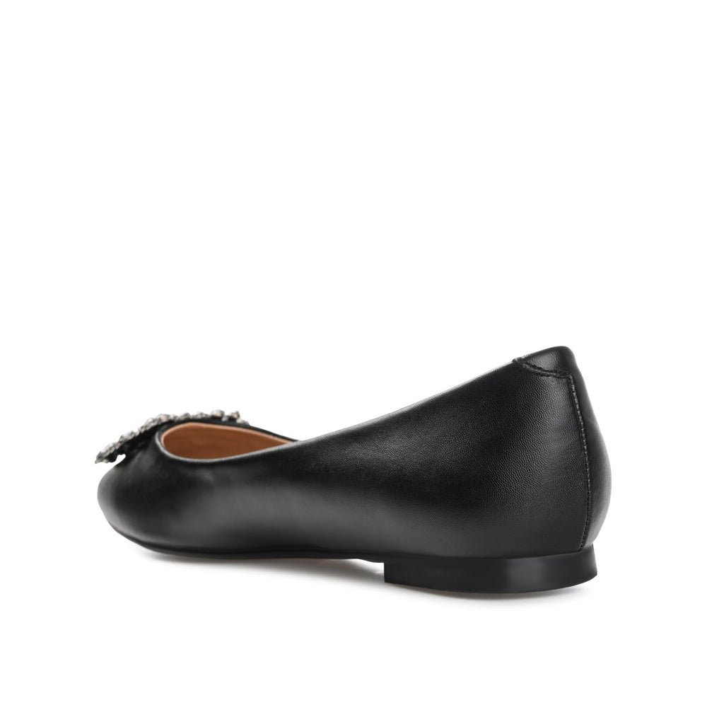 RENZO DRESSY BALLET FLATS IN WIDE