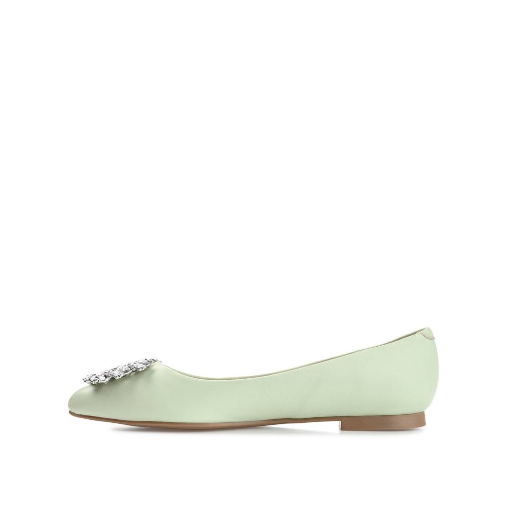 RENZO DRESSY BALLET FLATS IN WIDE