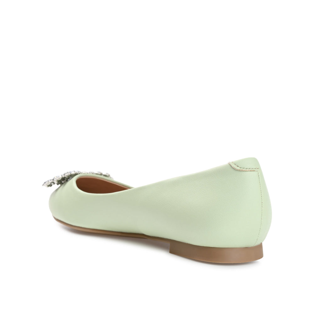 RENZO DRESSY BALLET FLATS IN WIDE