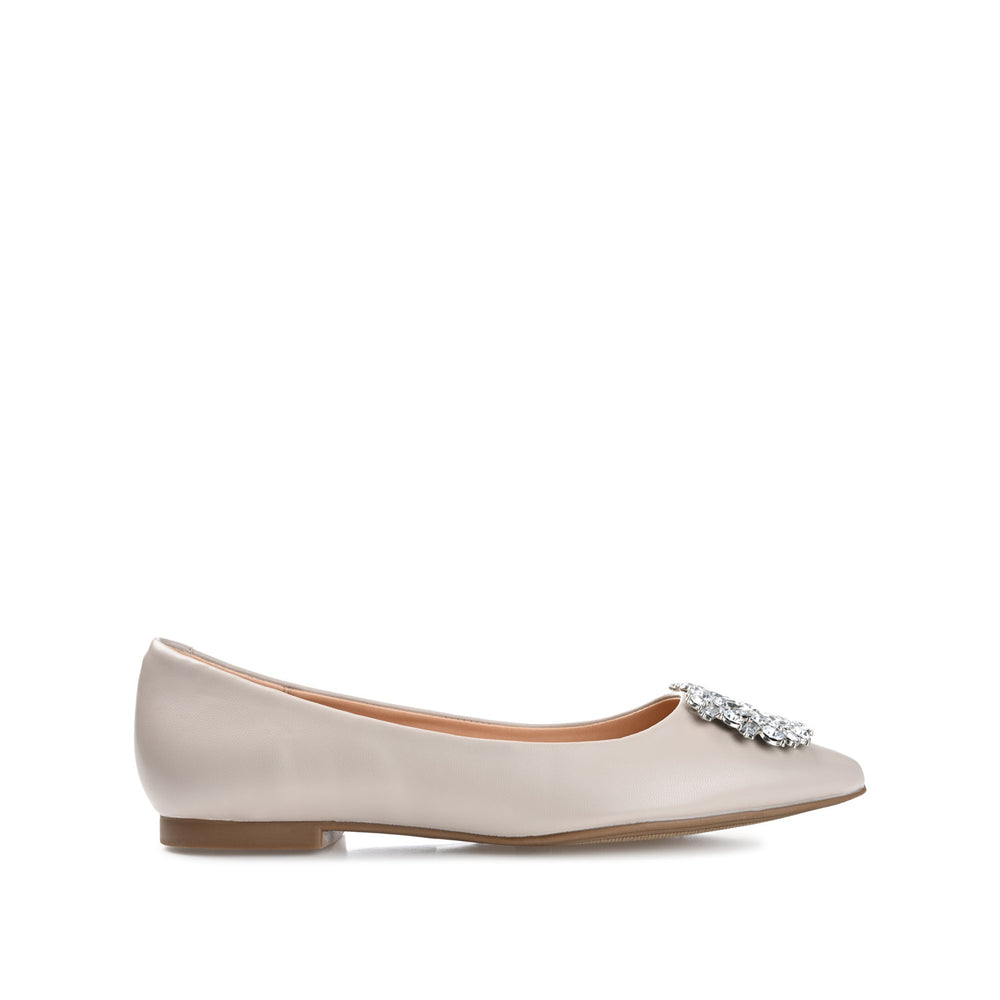 RENZO DRESSY BALLET FLATS IN WIDE