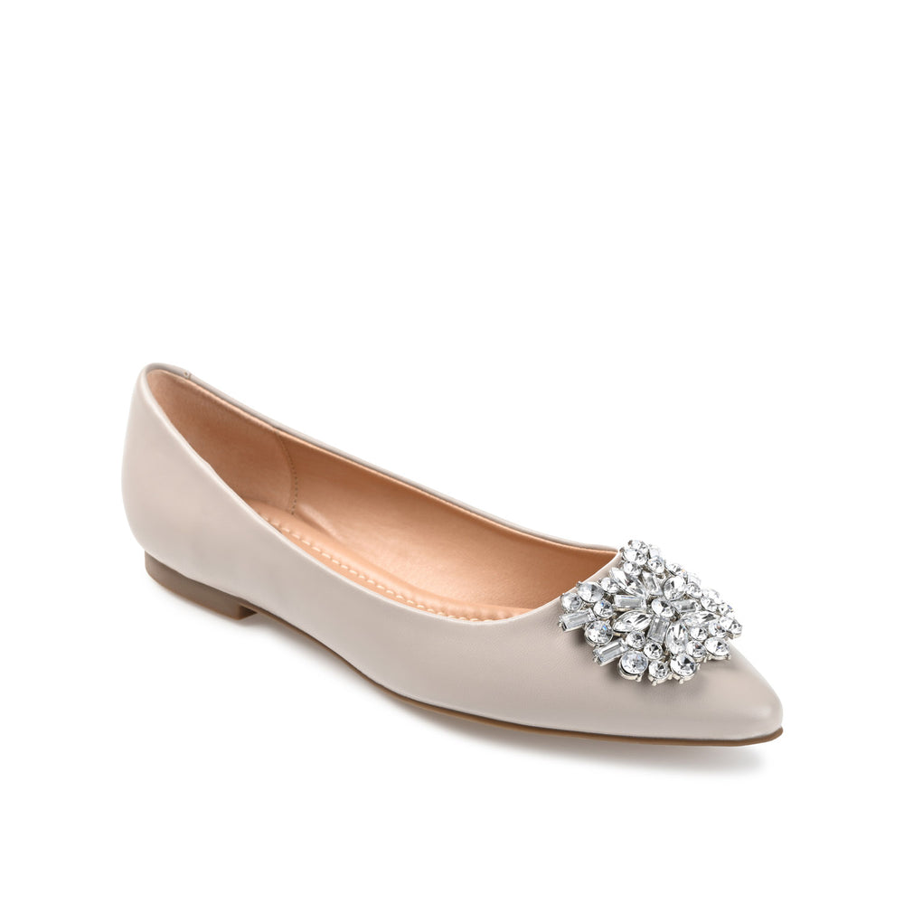 RENZO DRESSY BALLET FLATS IN WIDE