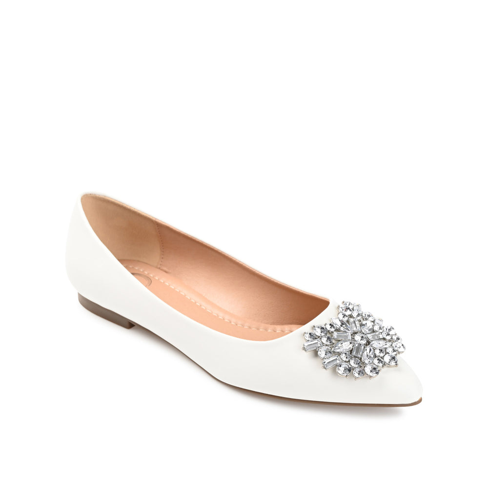 RENZO DRESSY BALLET FLATS IN WIDE